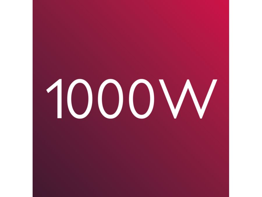 1 000 W pre nádherné výsledky