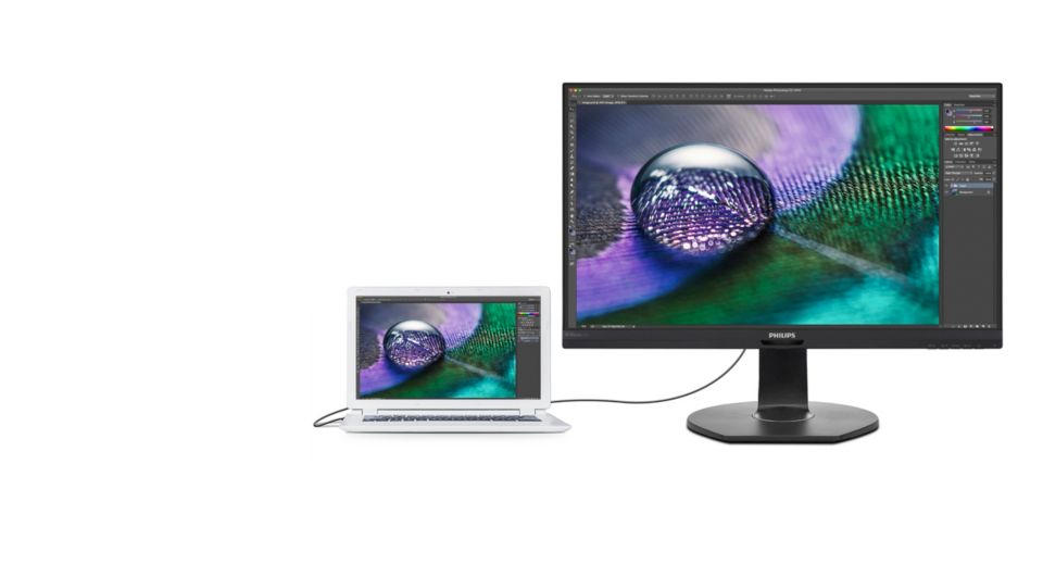 Brilliance LCD monitor with USB-C docking 272P7VUBNB/27