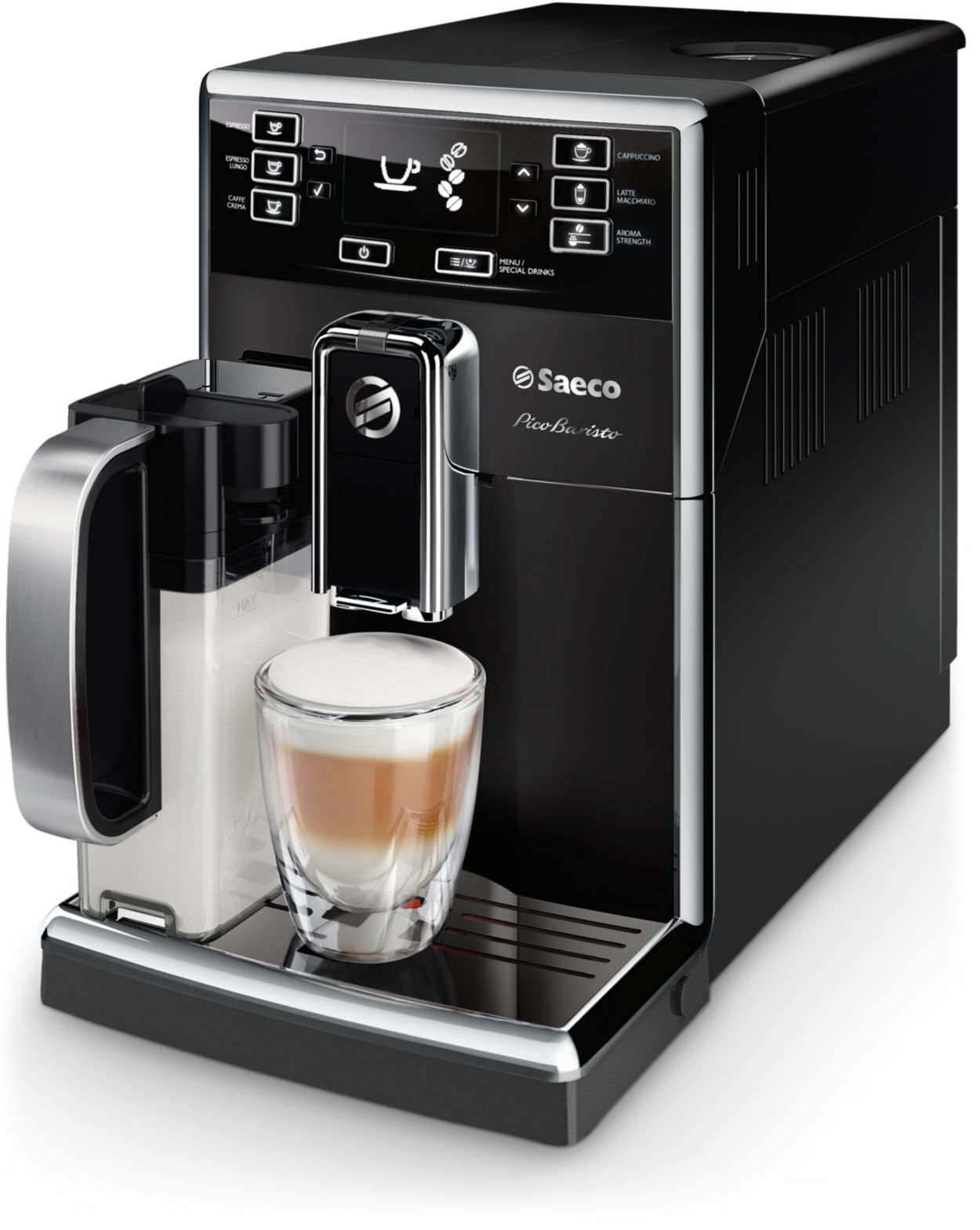 Saeco PicoBaristo Espresso Maker/Coffee Maker Black/stainless steel  HD8924/47 - Best Buy