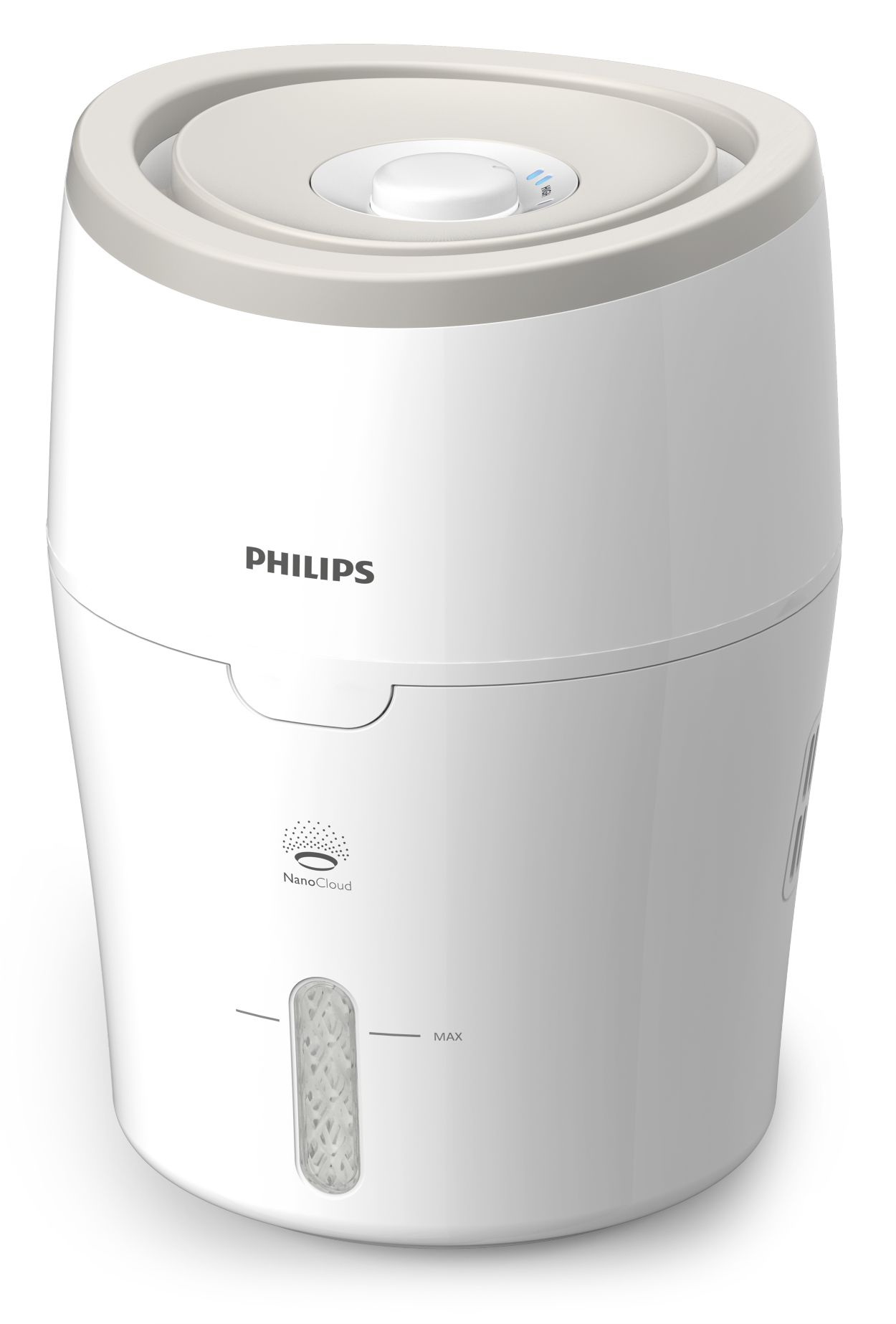 Philips 2000 Series HU2716/10 Humidificateur d'air Blanc et or