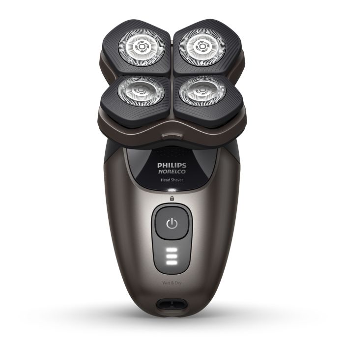 Head Shaver Pro 9000 Series Premium shaver with deluxe accessories