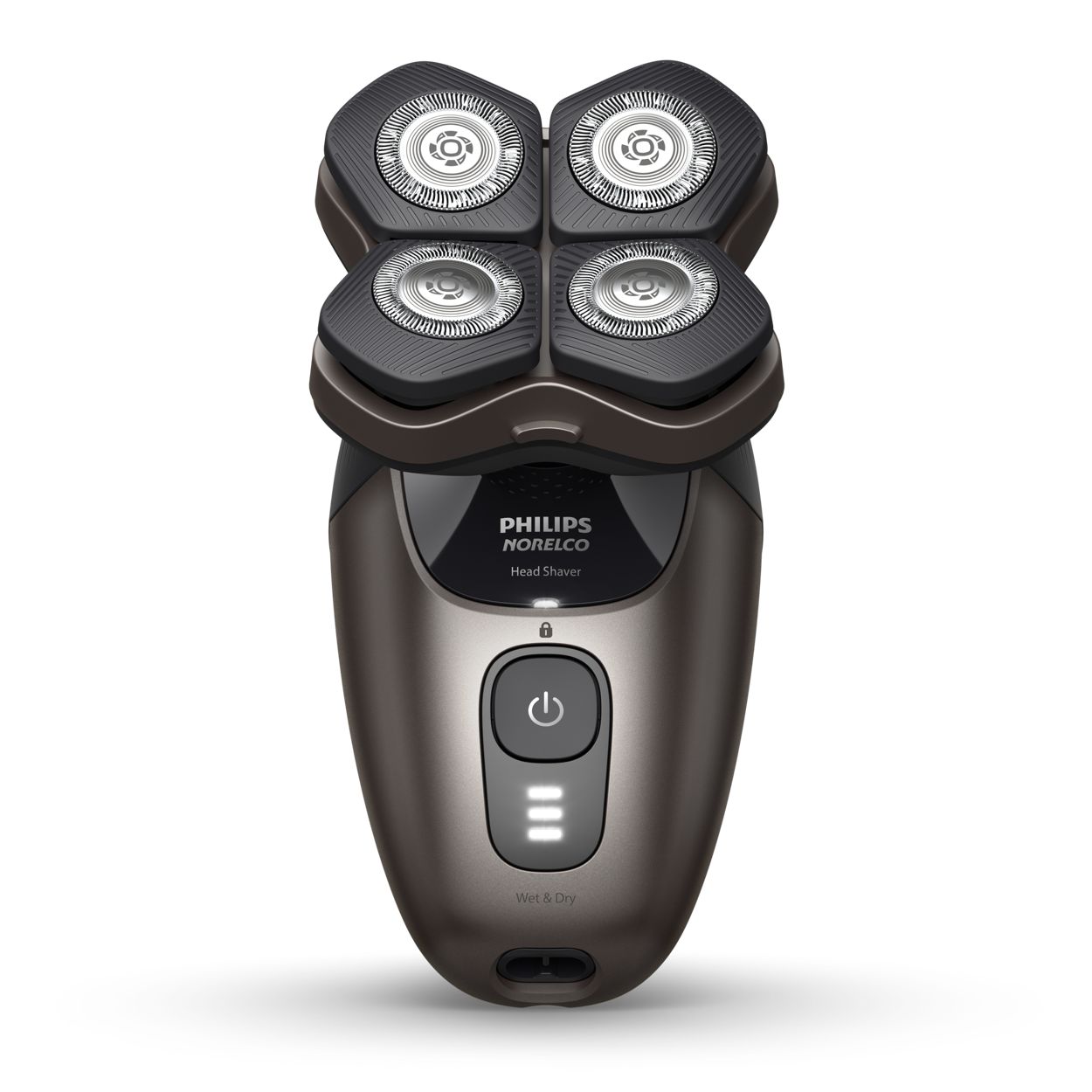 Head Shaver Pro 9000 Series Premium shaver with deluxe accessories