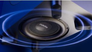 Philips Fidelio FW1. Des basses exceptionnelles pour les films et la musique.