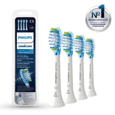 HX9044/17 Philips Sonicare C3 Premium Plaque Control Насадки для эффективного удаления налёта