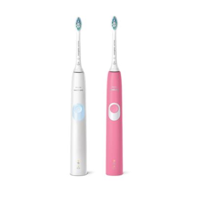 Cleaner teeth. Gently does it.