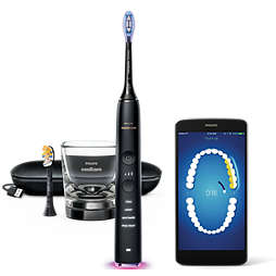 DiamondClean Smart Sonic electric toothbrush with 2 accessories and app