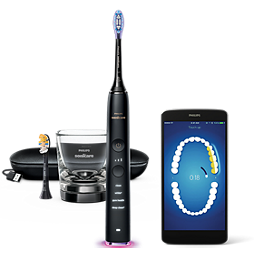 Sonicare DiamondClean Smart 9400 Elektrische sonische tandenborstel met app - Zwart