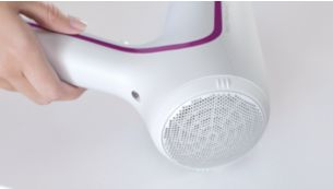 El filtro de entrada de aire desmontable permite una limpieza rápida y fácil