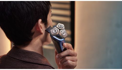 Precisietrimmer geïntegreerd in het handvat