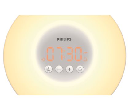  Philips Reloj despertador SmartSleep HF3500 / 60 Wake-Up Light  Therapy con simulación Sunrise, blanco : Salud y Hogar