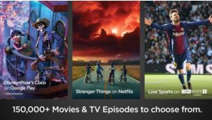 500,000+ movies & TV episodes