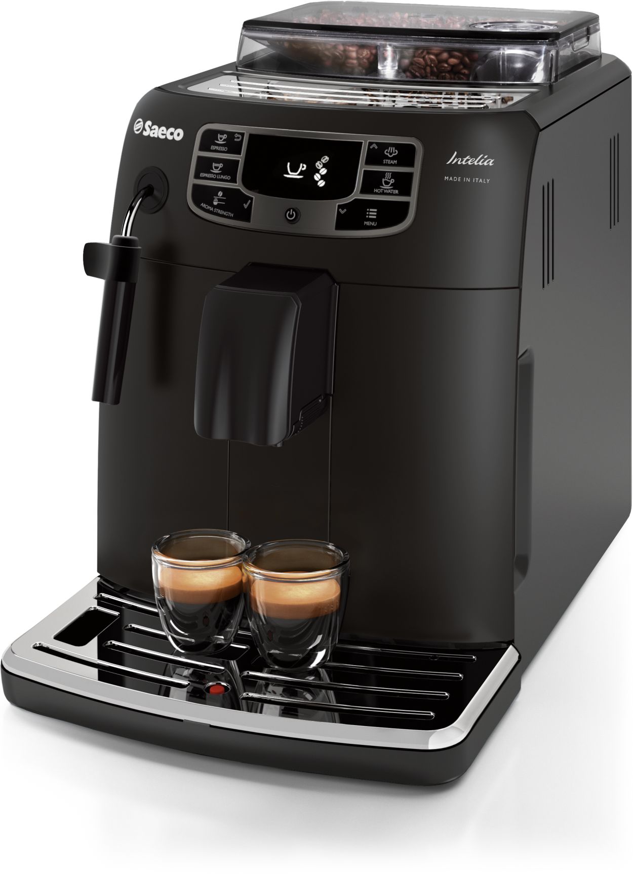 Intelia Deluxe Superautomatic espresso machine HD8758/57 Saeco
