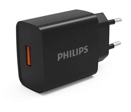 Wall charger with USB-A port