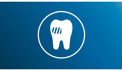 Removes up to 2x more plaque than a manual toothbrush