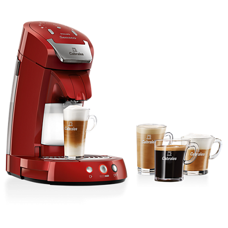HD7854/88 Latte Select Máquina de café en bolsitas individuales