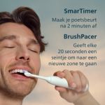 Grondige reiniging van gevoelige tanden en gevoelig tandvlees