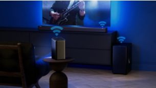 Безжична домашна система Philips, захранвана от DTS Play-Fi