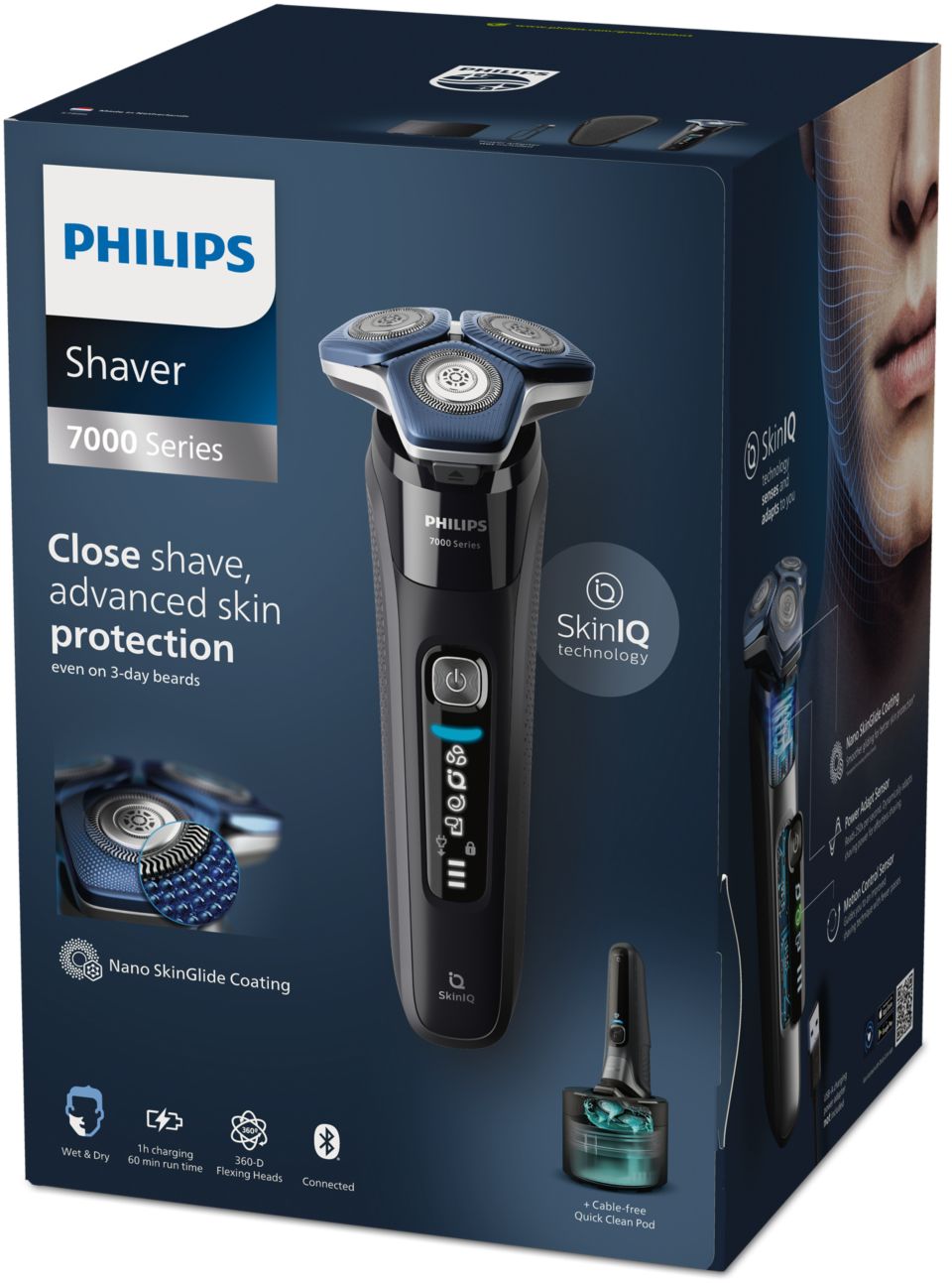 Shaver series 7000 Wet & Dry electric shaver S7886/50 | Philips