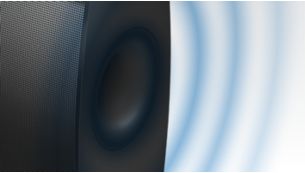 Bassreflex-Lautsprechersystem für einen kraftvollen, tiefen Bass