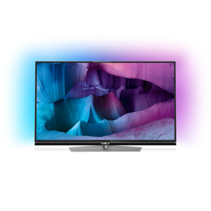 Ultraflacher 4K UHD LED TV powered by Android