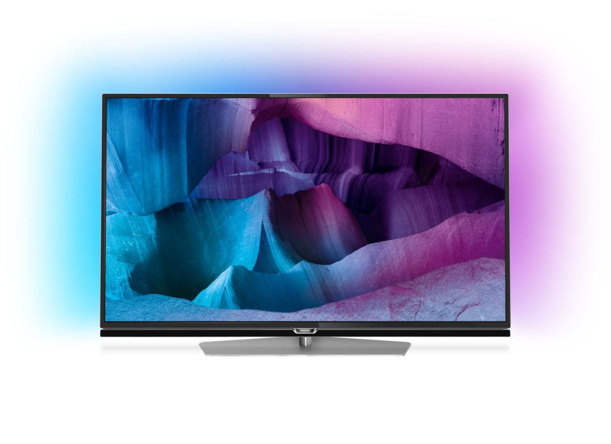 Ultraflacher 4K UHD LED TV powered by Android