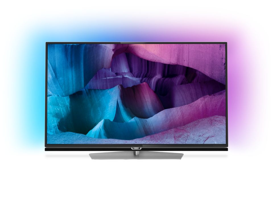 Ultratunn LED-TV med 4K UHD och Android