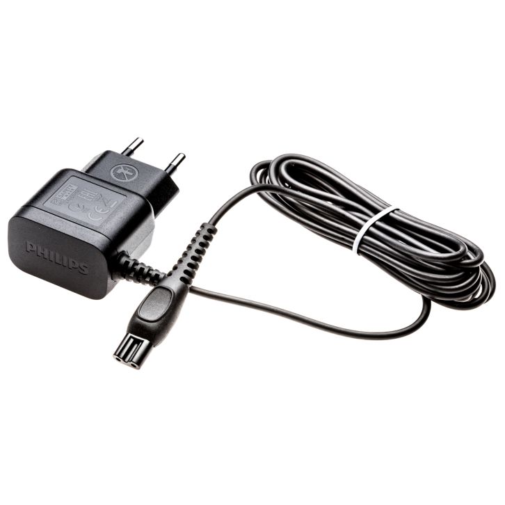 Connects your shaving device to a mains outlet