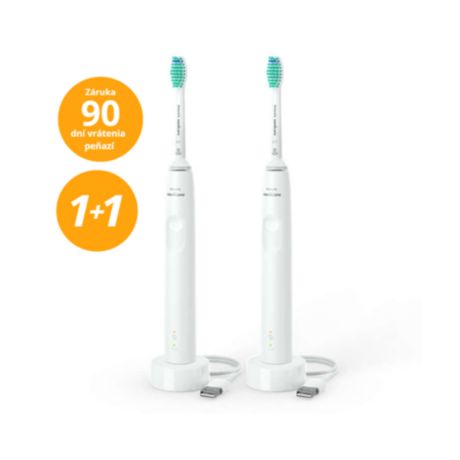 HX3675/13 Philips Sonicare 3100 series Základný model sonickej zubnej kefky (1+1)