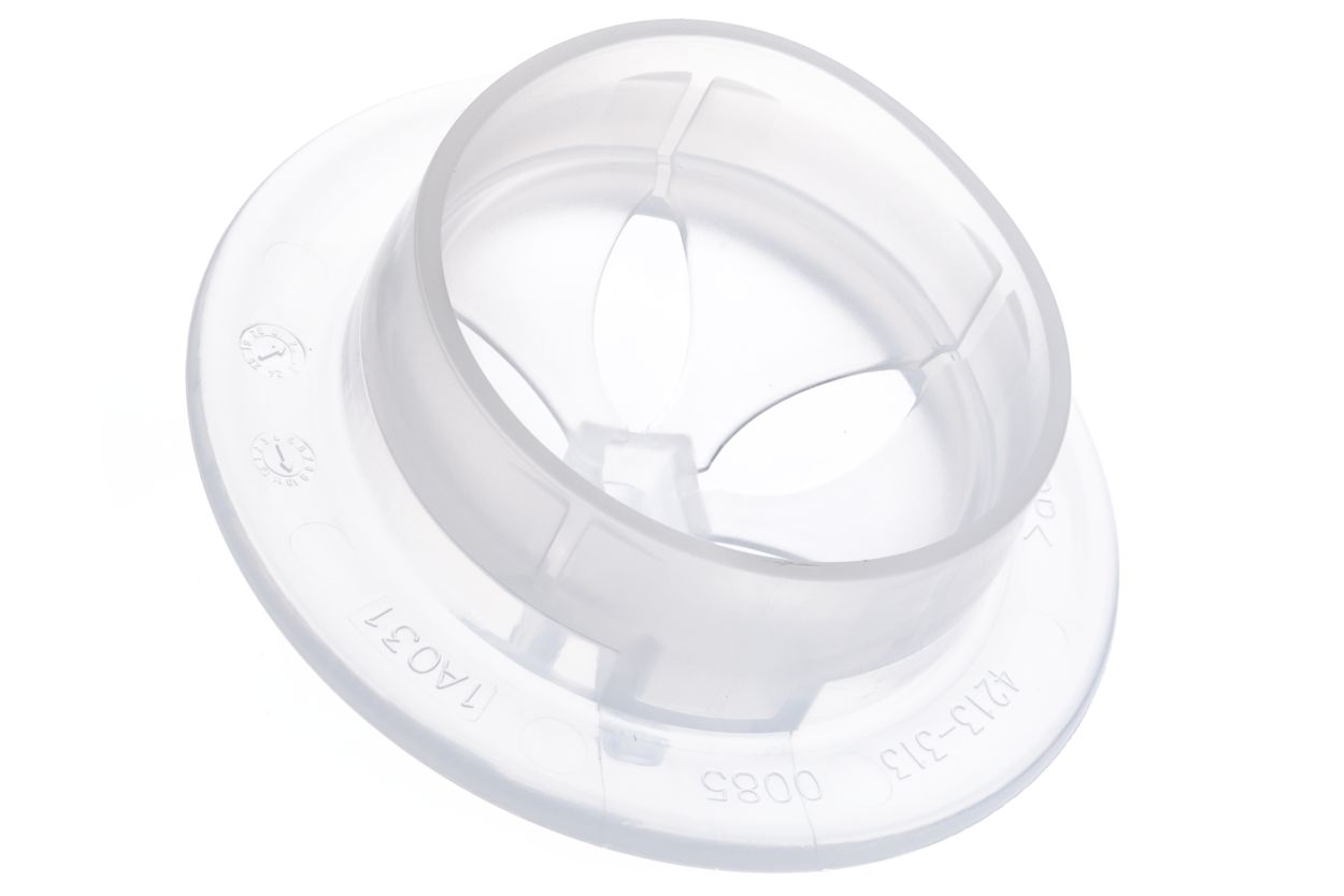 Connects parts of your electric breast pump