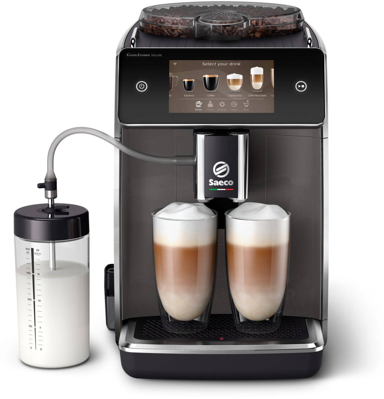 GranAroma Deluxe Fully Automatic Espresso Machine SM6682/10 | Saeco