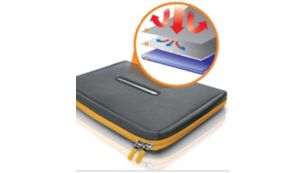 HeatProtect layers prevent heat build up
