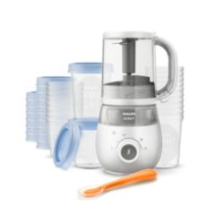 Avent Juego de regalo de vaporera y batidora