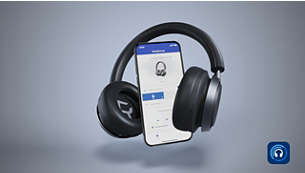 Philips Headphones-app. Tilpas din oplevelse