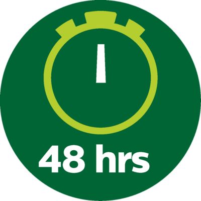 Automatic keep warm function for up to 48 hours