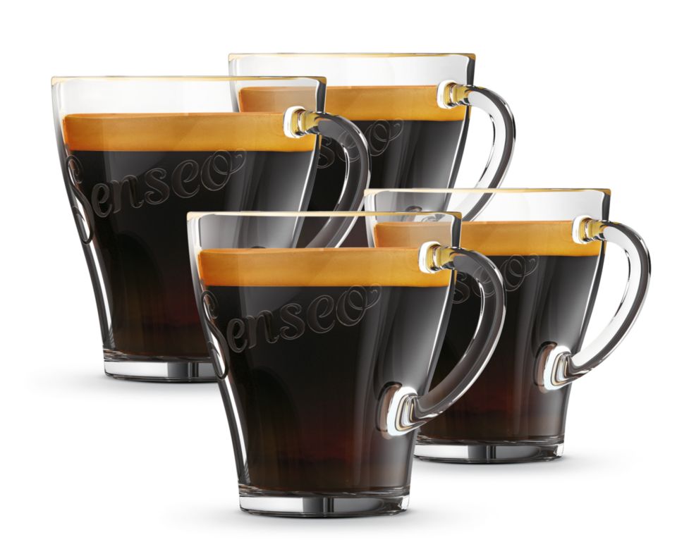 Handig januari Vrijgevigheid Glazen koffiekopjes CA6511/00 | SENSEO®