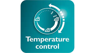 Fácil control de temperatura
