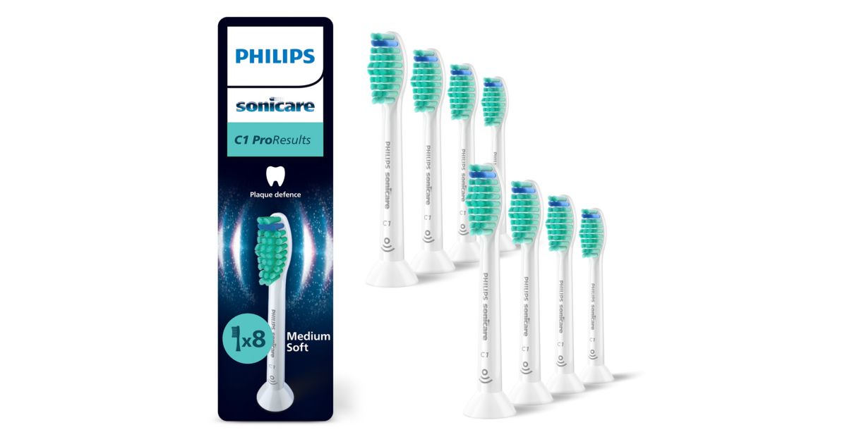 Philips Sonicare ProResults 8-balenie kefkových nadstavcov HX6018/87 - hlavný produktový obrázok Philips