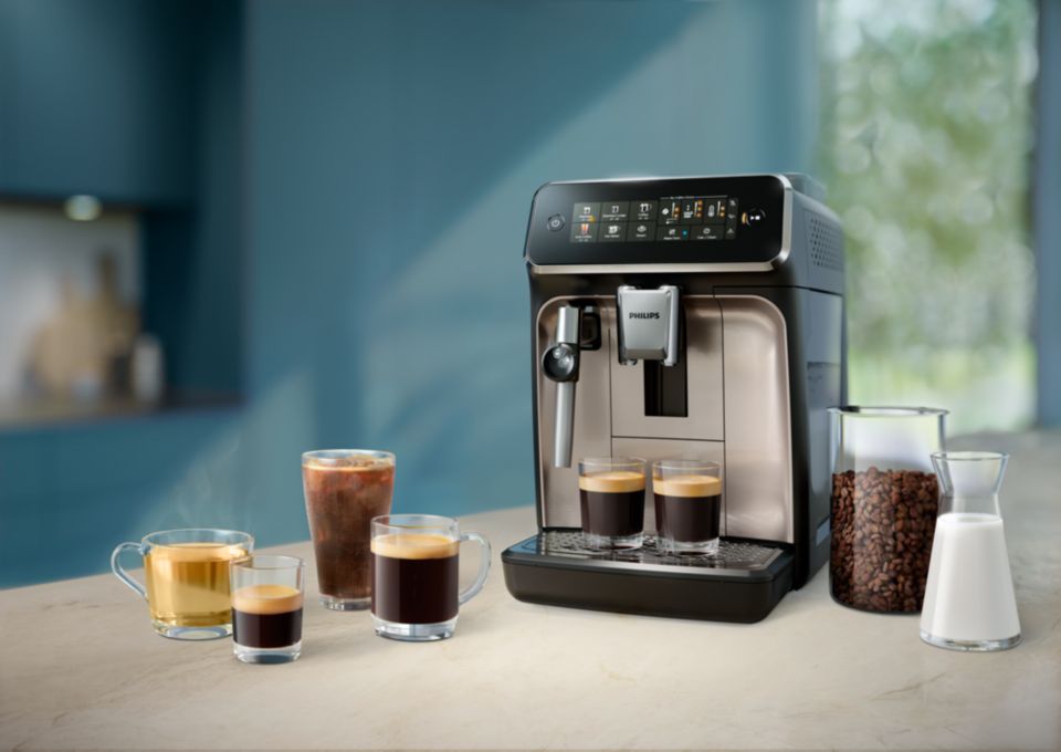 Philips Serie 3300 Cafetera Superautomática - Sistema de leche LatteGo,  color negro cromo » Chollometro