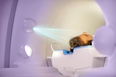 Philips VitalEye MR technology device in use