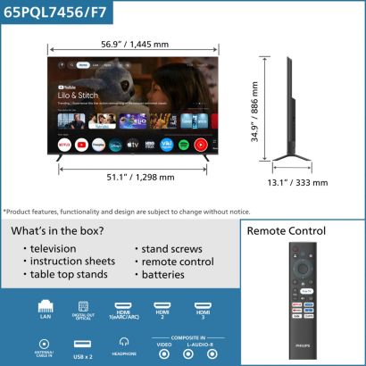 Philips QLED Series with Gemini AI