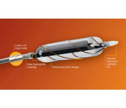 L’AngioSculpt Evo est conçu pour faciliter le passage des lésions les plus difficiles**.
