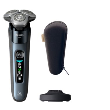 配備 SkinIQ 的乾濕兩用電鬚刨