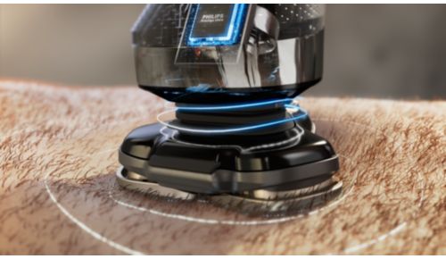 Si adatta alla densità della barba per una rasatura semplicissima