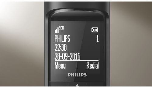 Wit-op-zwart display van 4,6 cm (1,8