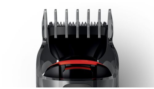 Pettine regolacapelli con 18 impostazioni di lunghezza