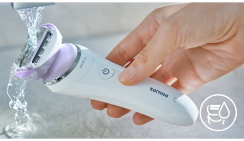 Wet and dry for use in bath or shower