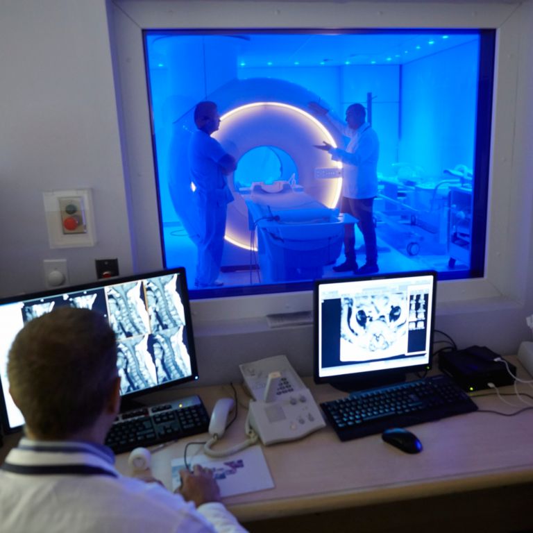 Students in a clinical learning environment