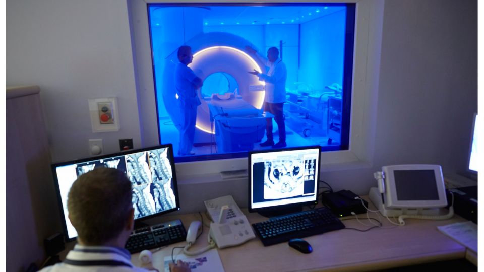 Students in a clinical learning environment