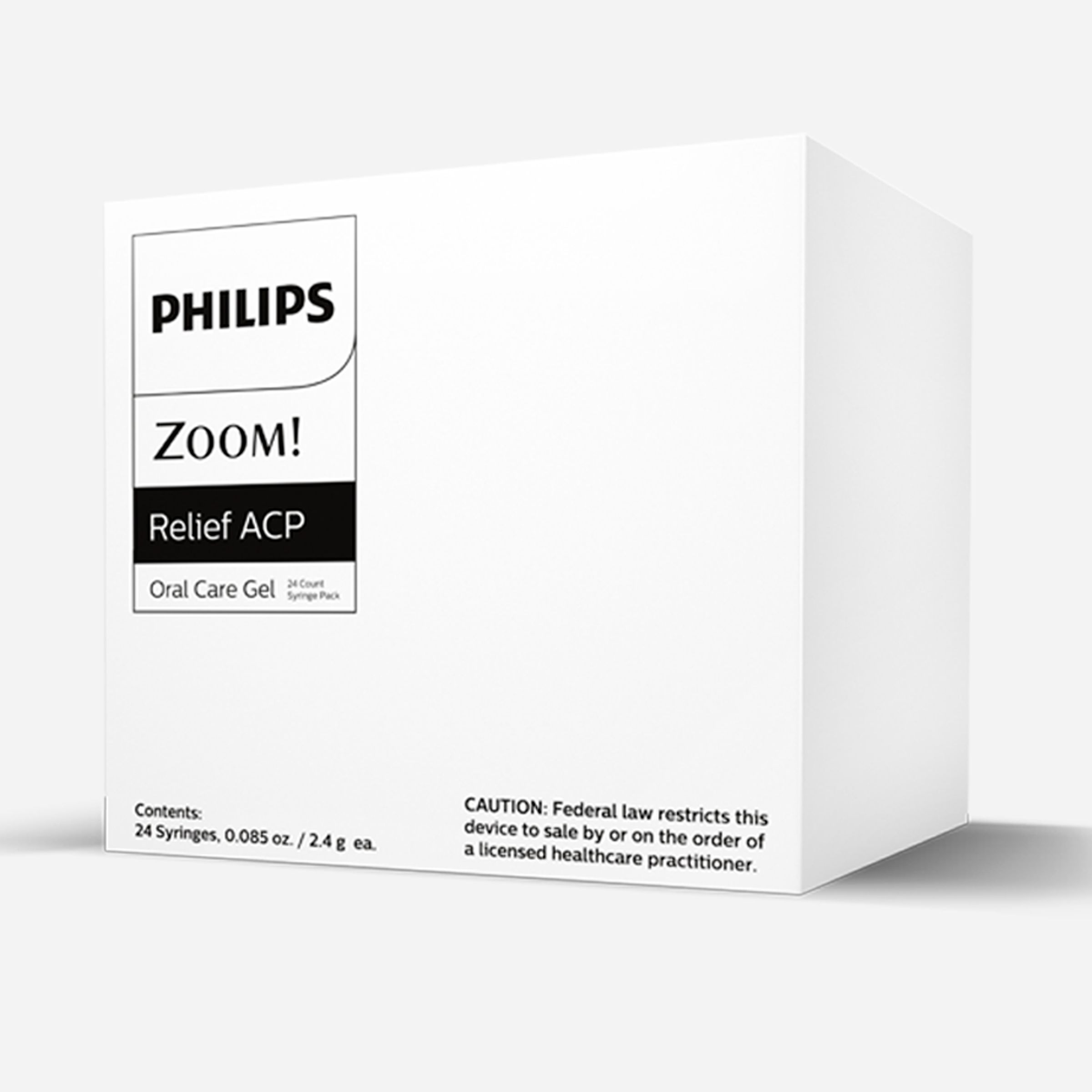 A bulk box of Relief ACP.