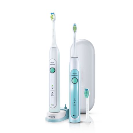 HX6733/33 Philips Sonicare HealthyWhite Twee sonische, elektrische tandenborstels